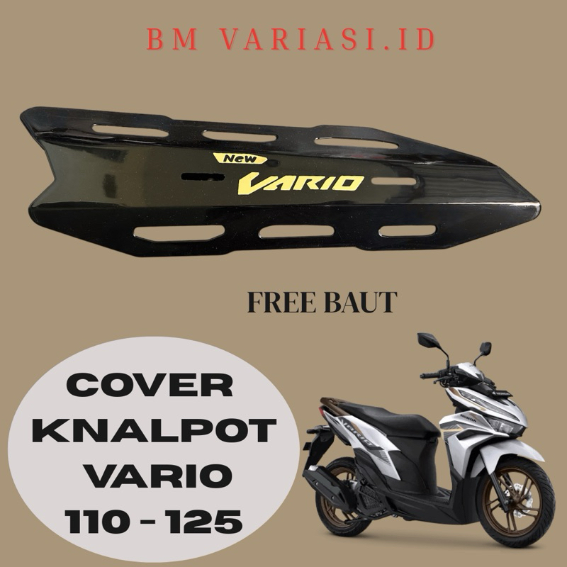 COVER KNALPOT VARIO|COVER KNALPOT VARIO 125|COVER KNALPOT VARIO 150|COVER KNALPOT VARIO 110 FI|TAMEN