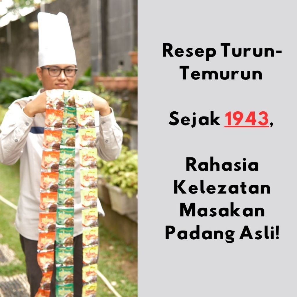 

Paket Campur Bumbu Masak Padang - Bumbu Rendang, Gulai, Sop (36Saset) Halal Asli Padang Tradisional