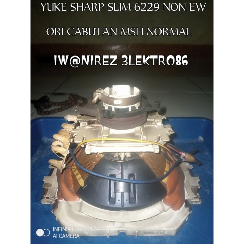 YOKE/ SANGGUL TV SHARP SLIM 21 IORGINAL CABUTAN