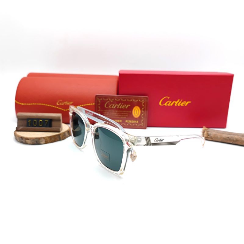 【100%original】Car-tier lensa 100% kaca asli / sunglasses / kacamata pria / kacamata hitam pria / kac