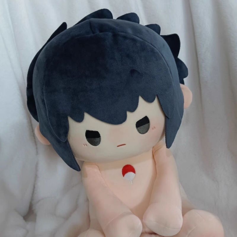 [PRE-ORDER]40CM Sasuke Anime Naruto Big Nude Doll Import Cute Plush Doll Toys Gift Merchandise Bonek