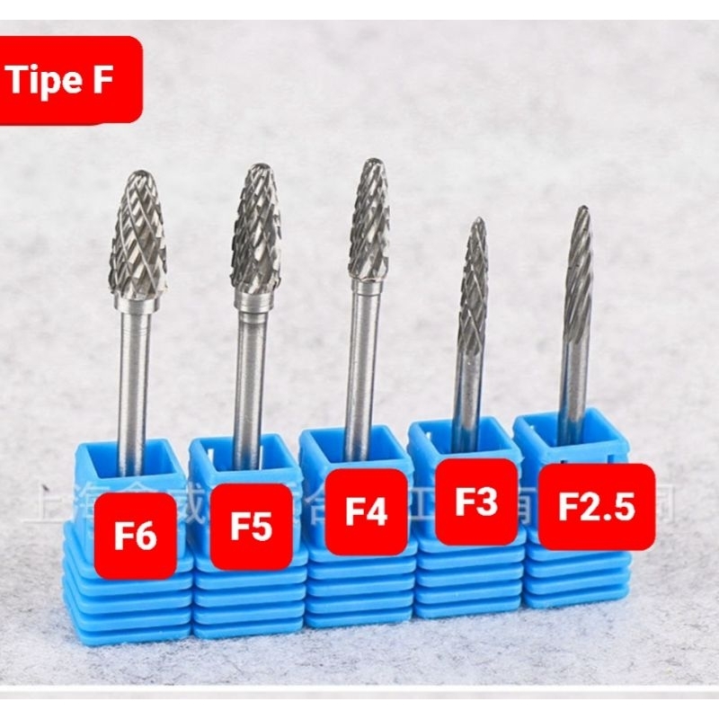 Mata bor porting cuner cun double cut tungsten  ukir pahat engrave bahan logam dan non logam tuner g