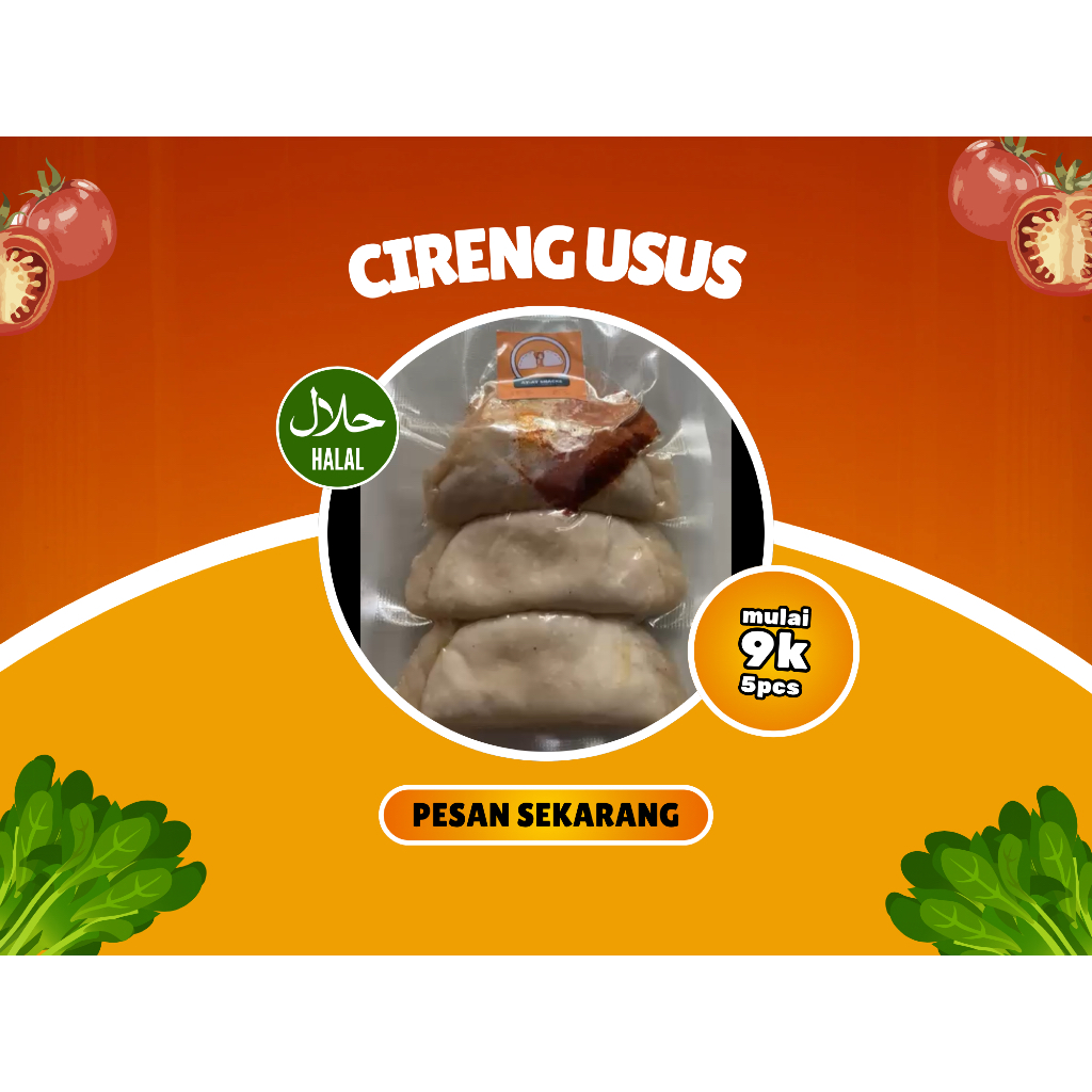 

Cireng Isi Usus Ukuran Kecil