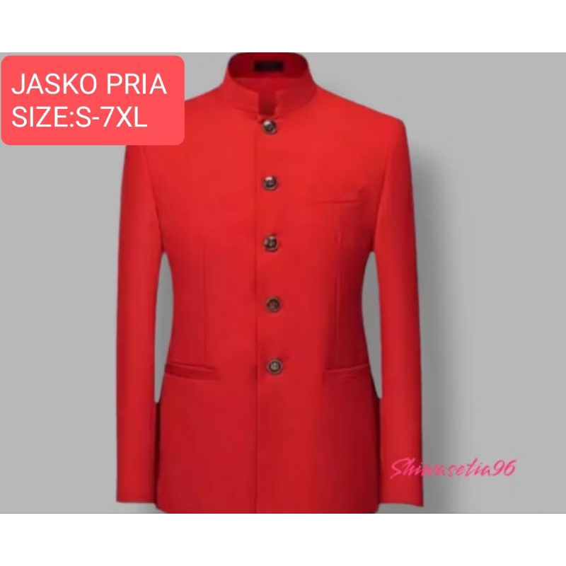 Jas Mandarin  /Jasko Santri /Jasko pria/Jas Formal Jasko/Jasko Merah/Jas Pria