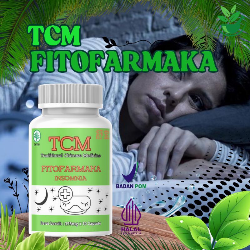 

TCM FITOFARMAKA Obat herbal untuk mengatasi insomnia HALAL dan BPOM