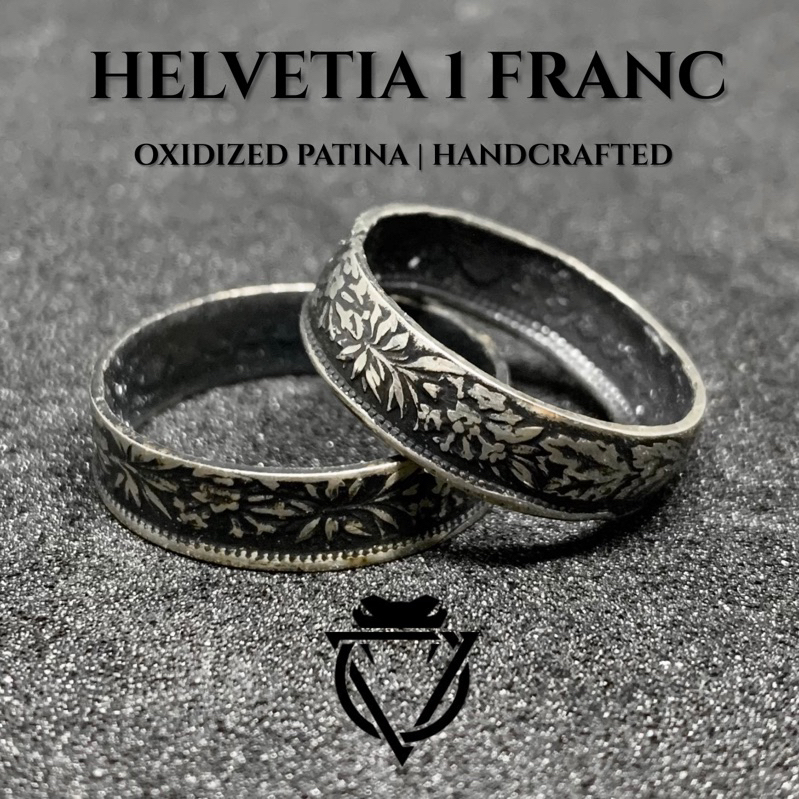 Cincin Pria Swiss Koin 1 Franc – Handmade | ViceRings