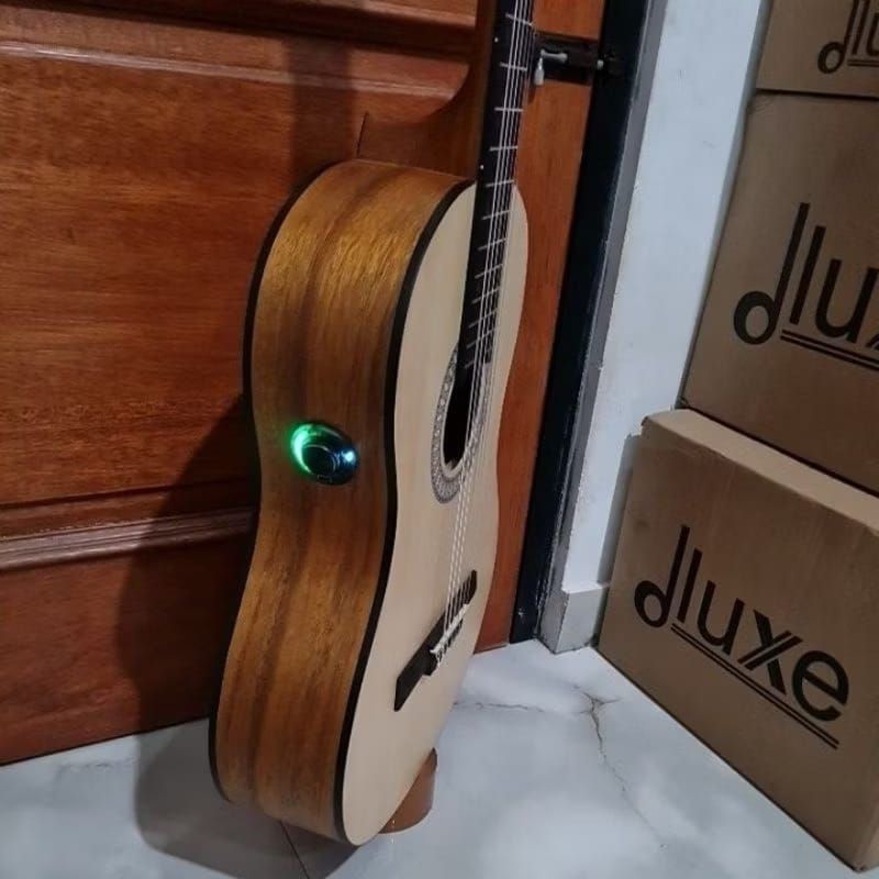 Gitar Transkustik dluxe Klasik nylon Original Pabrikan Gitar dluxe DC10 4/4 dan DCC10 4/4
