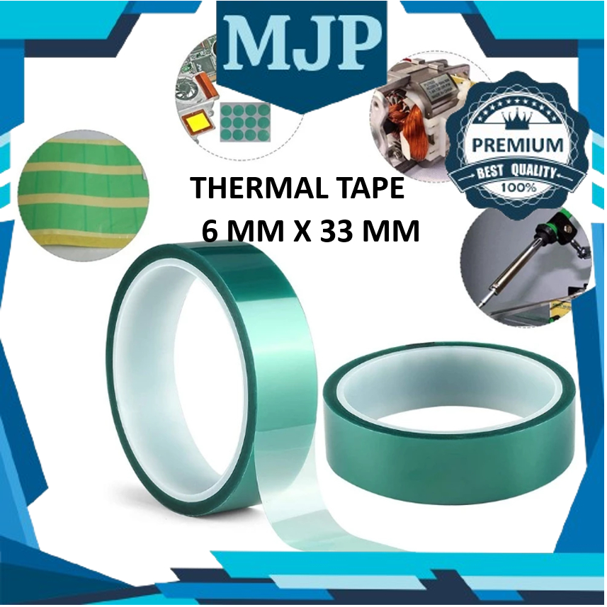 

Heat Transfer Thermal Tape for Coated Mug Sublimation Process (6mm x 33m) by MJP Mart
