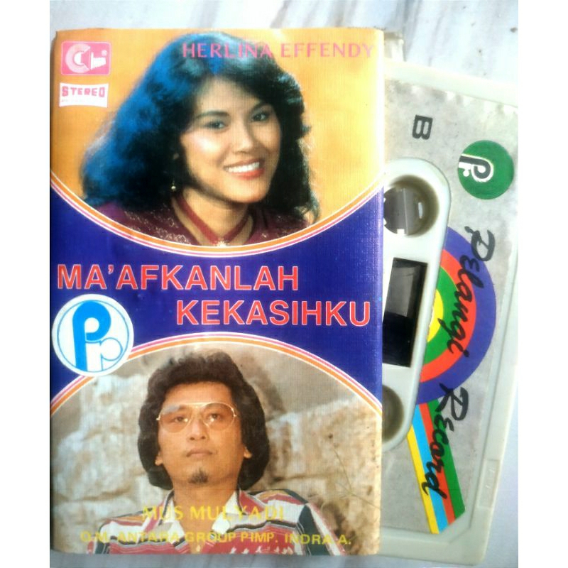 Audio kaset pita Original Dangdut Mus Mulyadi/Herlina Effendy Album Maafkan Kekasihku