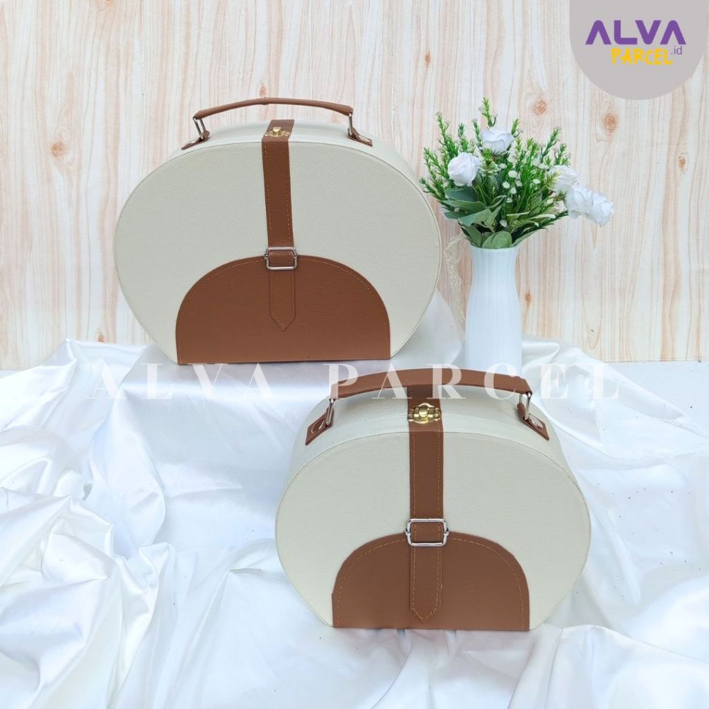 

Box Hampers / Hardbox Model Koper Bulat | Box Packaging Produk Custom