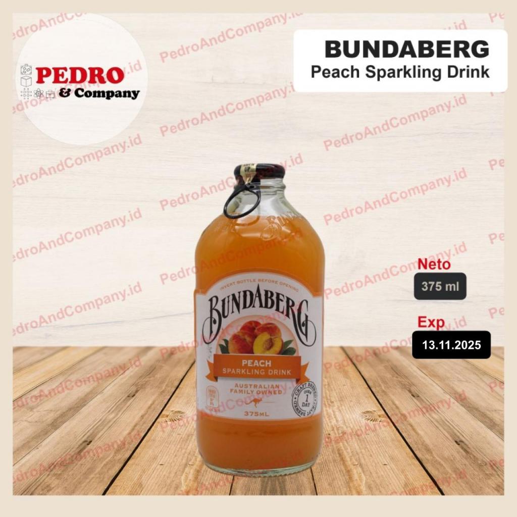 

Bundaberg PEACH sparkling drink 375 ml - minuman berkarbonasi rasa