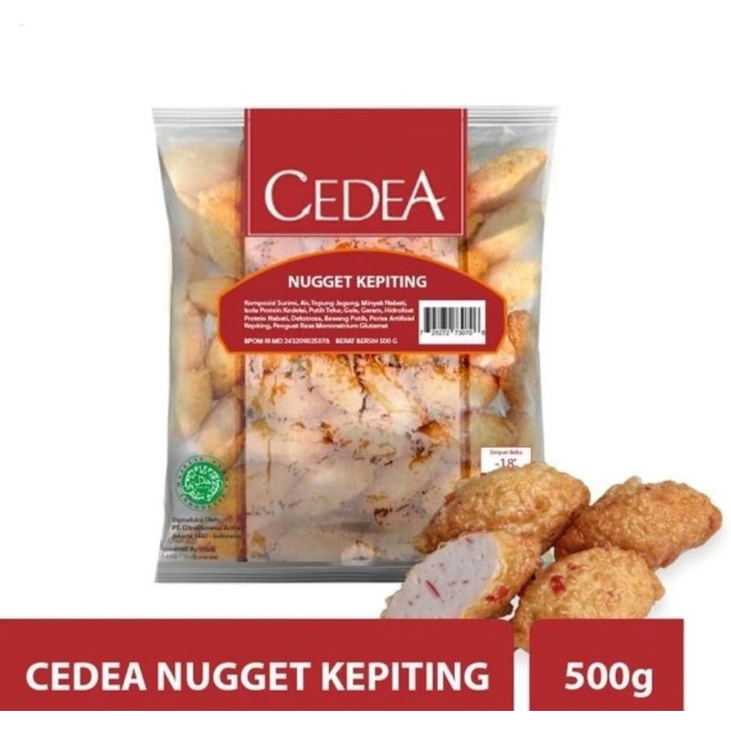 

CEDEA NUGGET KEPITING 500GR