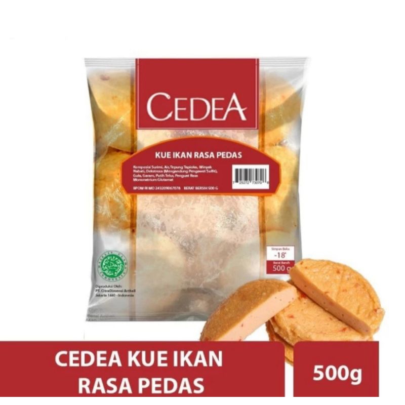 

CEDEA KUE IKAN PEDAS 500GR