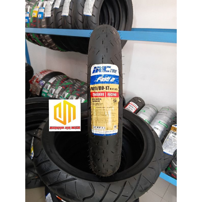 (FREE PENTIL) BAN IRC FASTI 2 100/80-17 TUBLESS SOFT COMPOUND