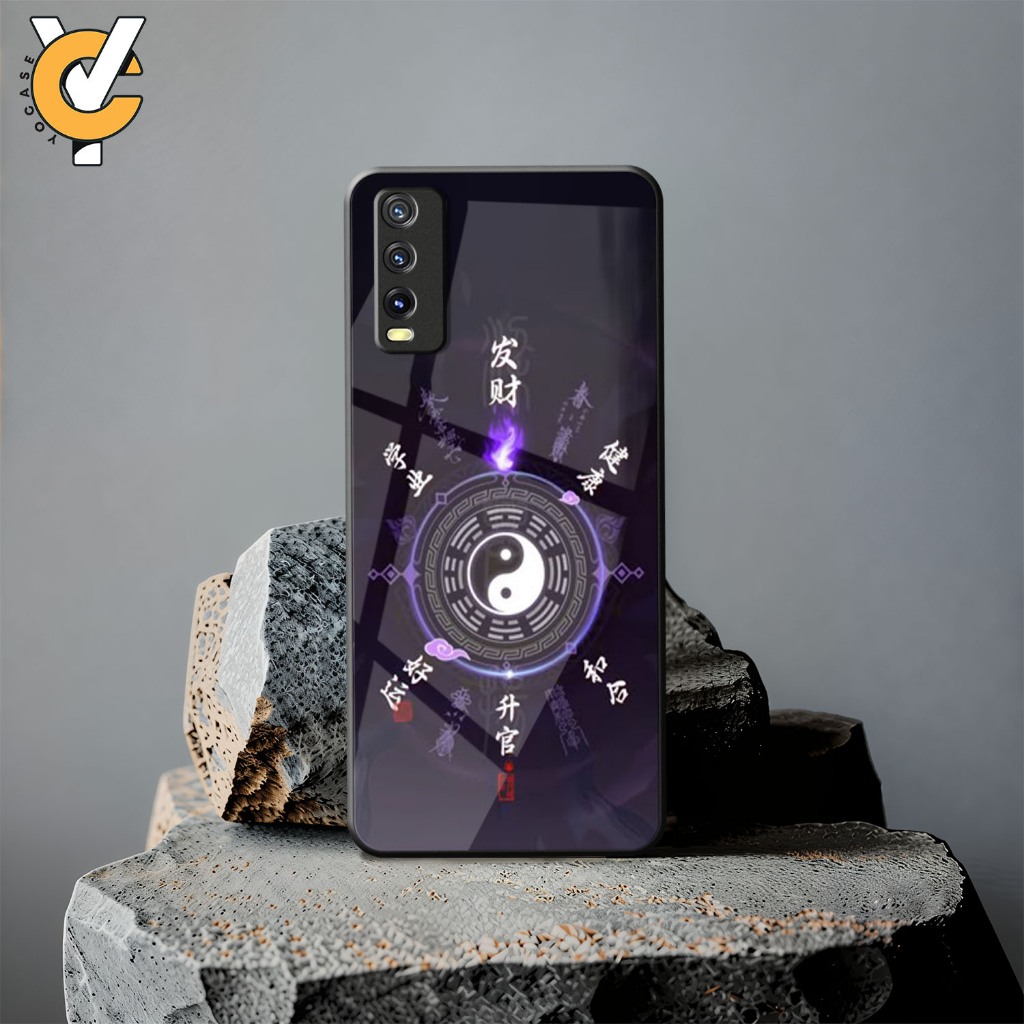 Softcase Kaca Vivo Y20 - Vivo V2029 - Softcase Kaca - Softcase Glass - Softcase Vivo Y20 - Casing HP