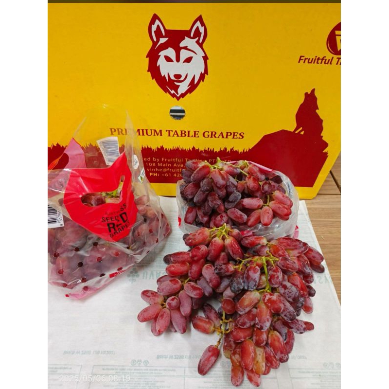 

Anggur Long Crimson/Buah Segar/Makanan Sehat
