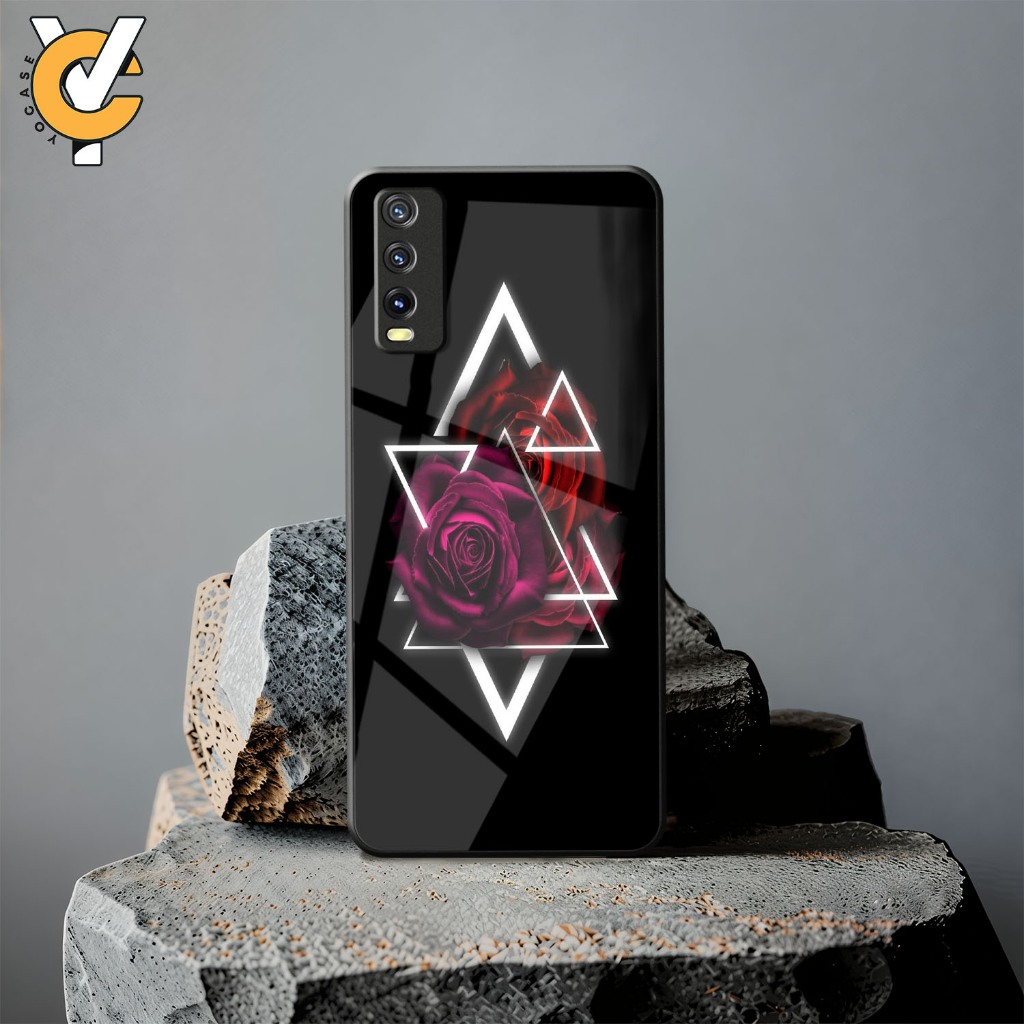 Softcase Kaca Vivo Y20 - Vivo V2029 - Softcase Kaca - Softcase Glass - Softcase Vivo Y20 - Casing HP