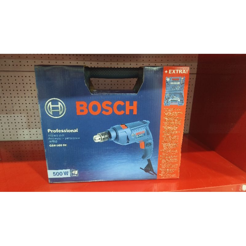 BOSCH GSB 500 RE Impact Drill (Mesin Bor Beton) 10mm