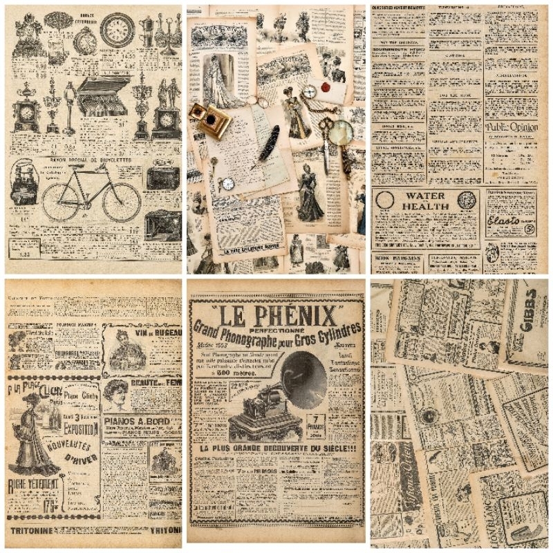 Sticker Koran Vintage/ Sticker Scrapbook/ Aesthetic Vintage