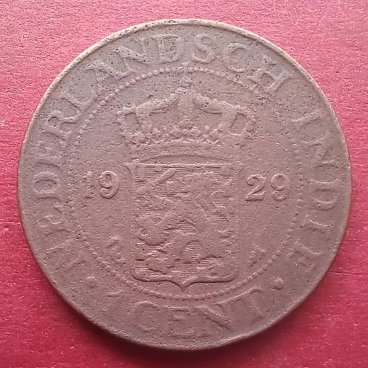Uang kuno koin 1 Cent Nederlandsch Indie