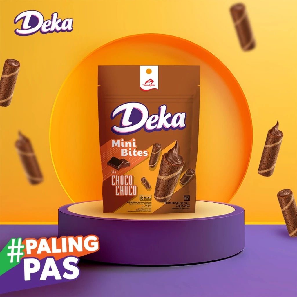 

DEKA Wafer Mini Bites - Choco Choco/Durian/Ubee (72g)