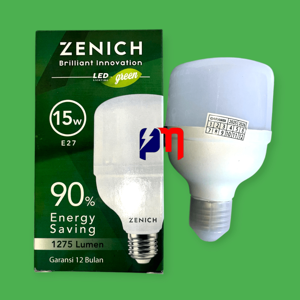 Zenich Lampu LED 15 WATT nyala terang