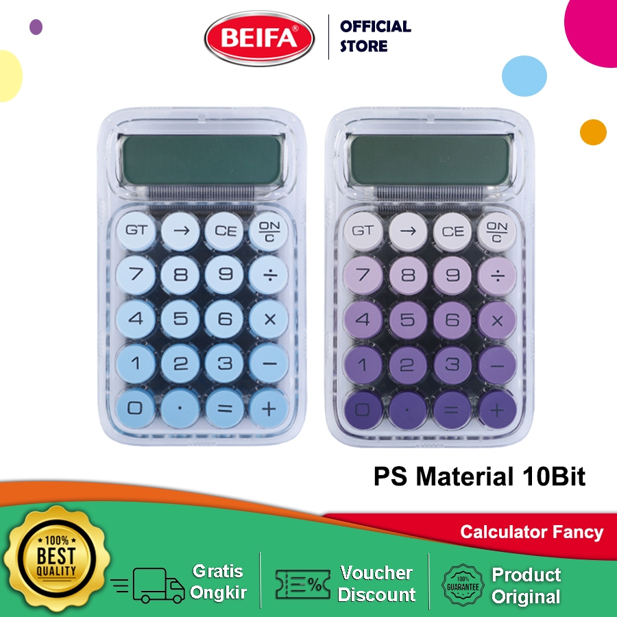 

Beifa Kalkulator Calculator Lucu Spesifik Murid / Kalkulator 12 Digit Tampilan HD Calculator Kalkulator Transparan FL1