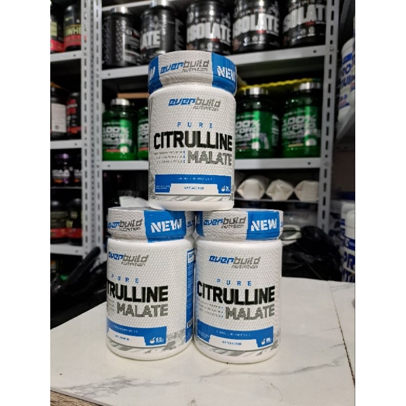 EVERBUILD PURE CITRULLINE MALATE 66SERVING 200GRAM READY STOK