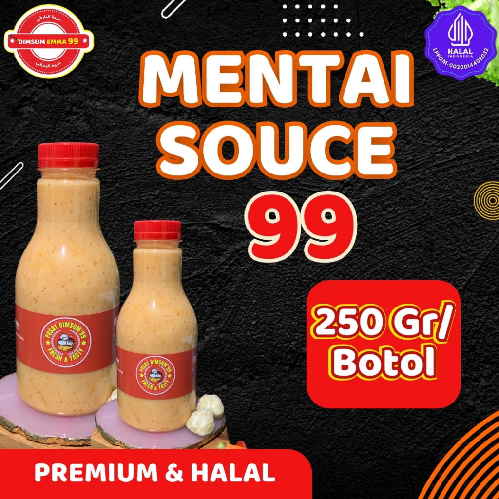 

Saus Mentai Dimsum Emma 99 - Lezat dan Creamy 250 Gram