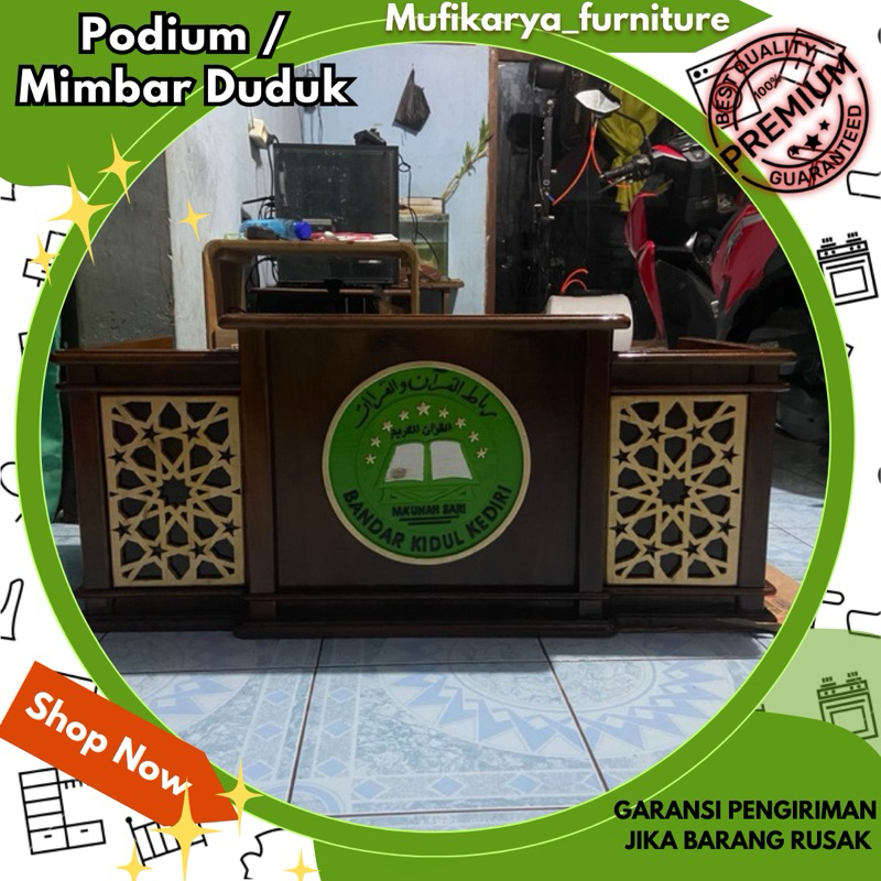 Podium Duduk /Podium /Mimbar / Harga Sudah Fhinising