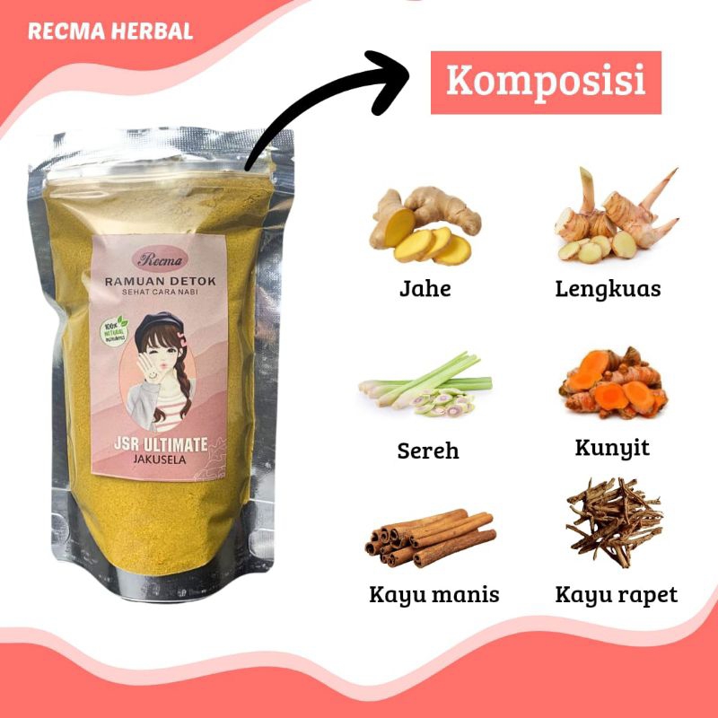 

JSR PROMIL DETOX LANCAR HAID HALAL 250GR FREE GARAM HIMALAYA