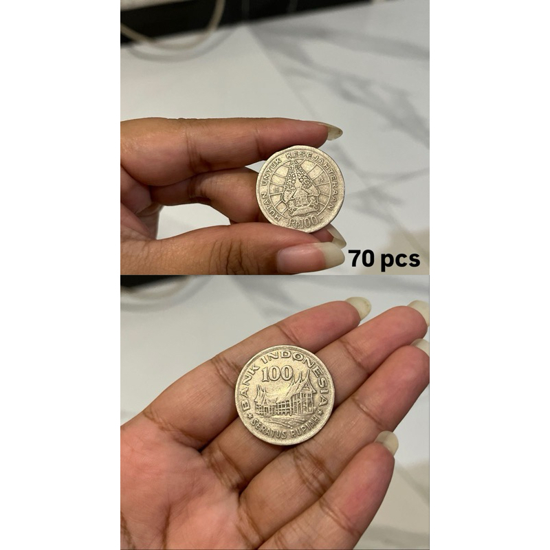 UANG KOIN KUNO 100 rupiah WAYANG tahun 1978