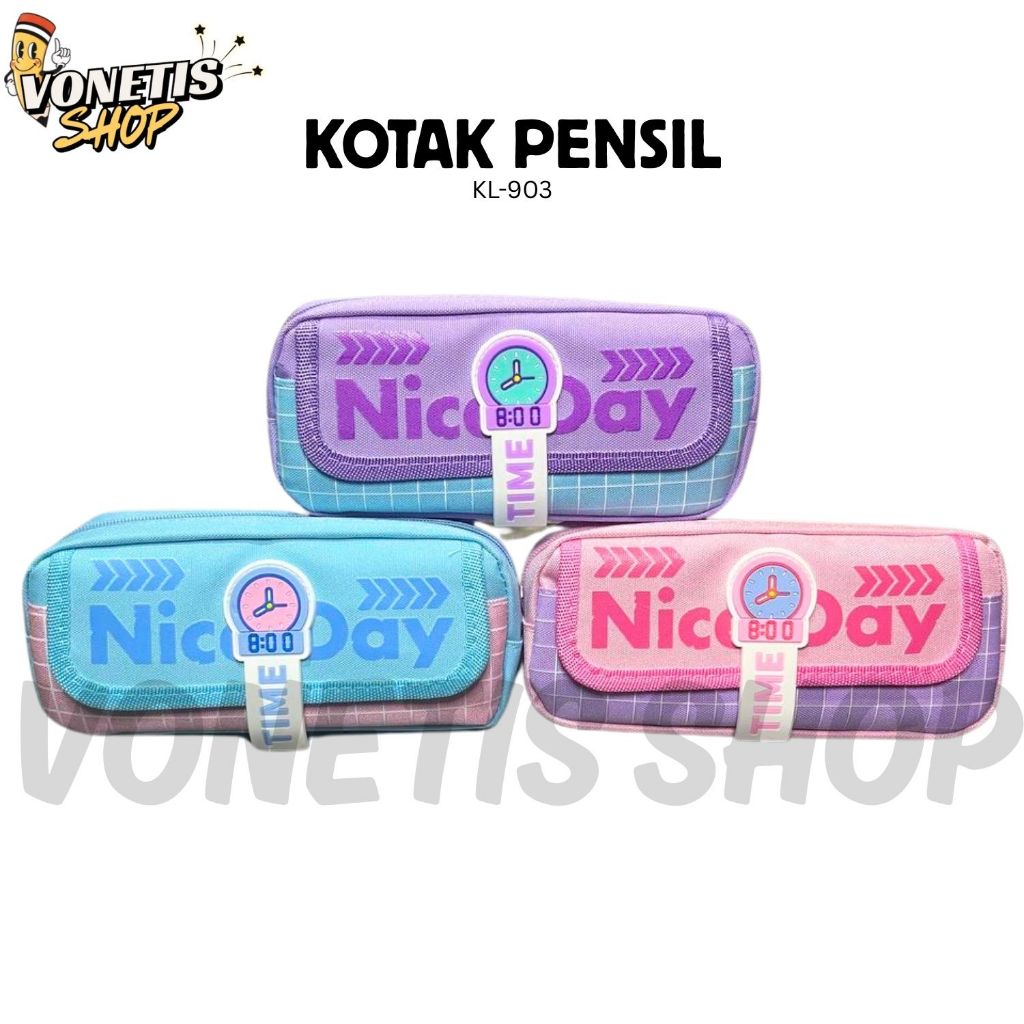 

Kotak Pensil / Tempat Pensil Murah Anak-Anak Bahan Kain Tebal Aesthetic KL-903