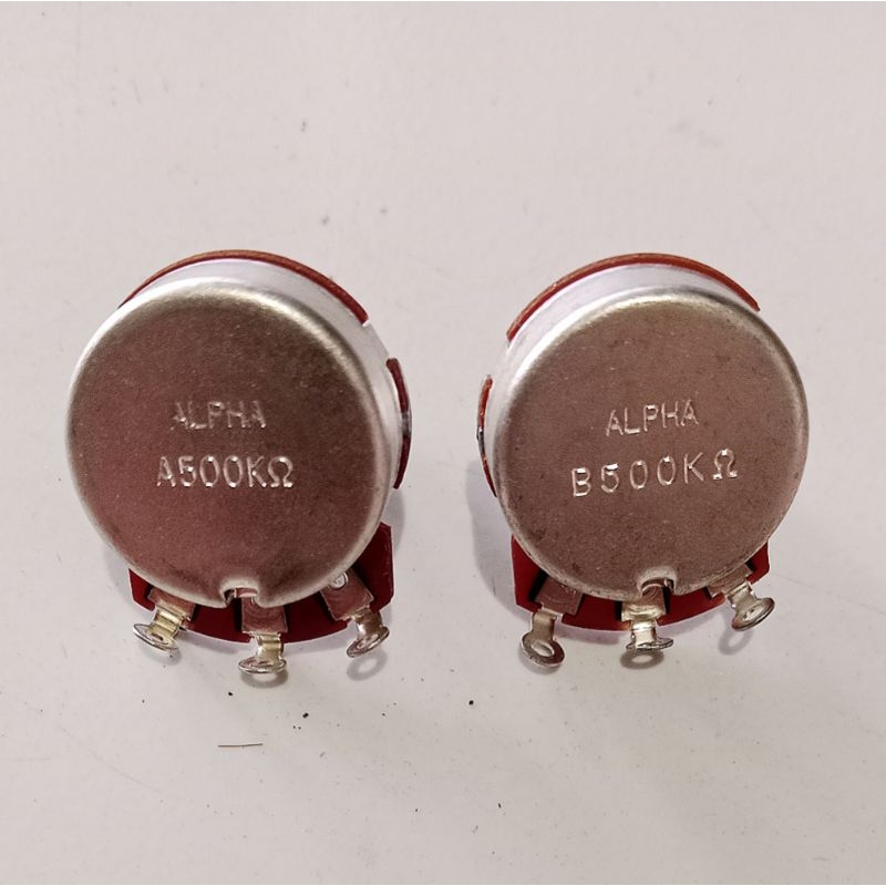 Potensio gitar & bass A500k B500k ALPHA ORIGINAL bisa utk cort ibanez yamaha jackson esp LTD hamer k