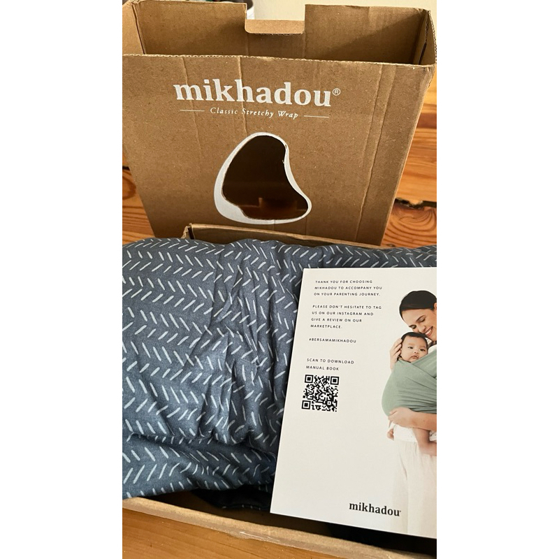 mikhadou baby wrap preloved