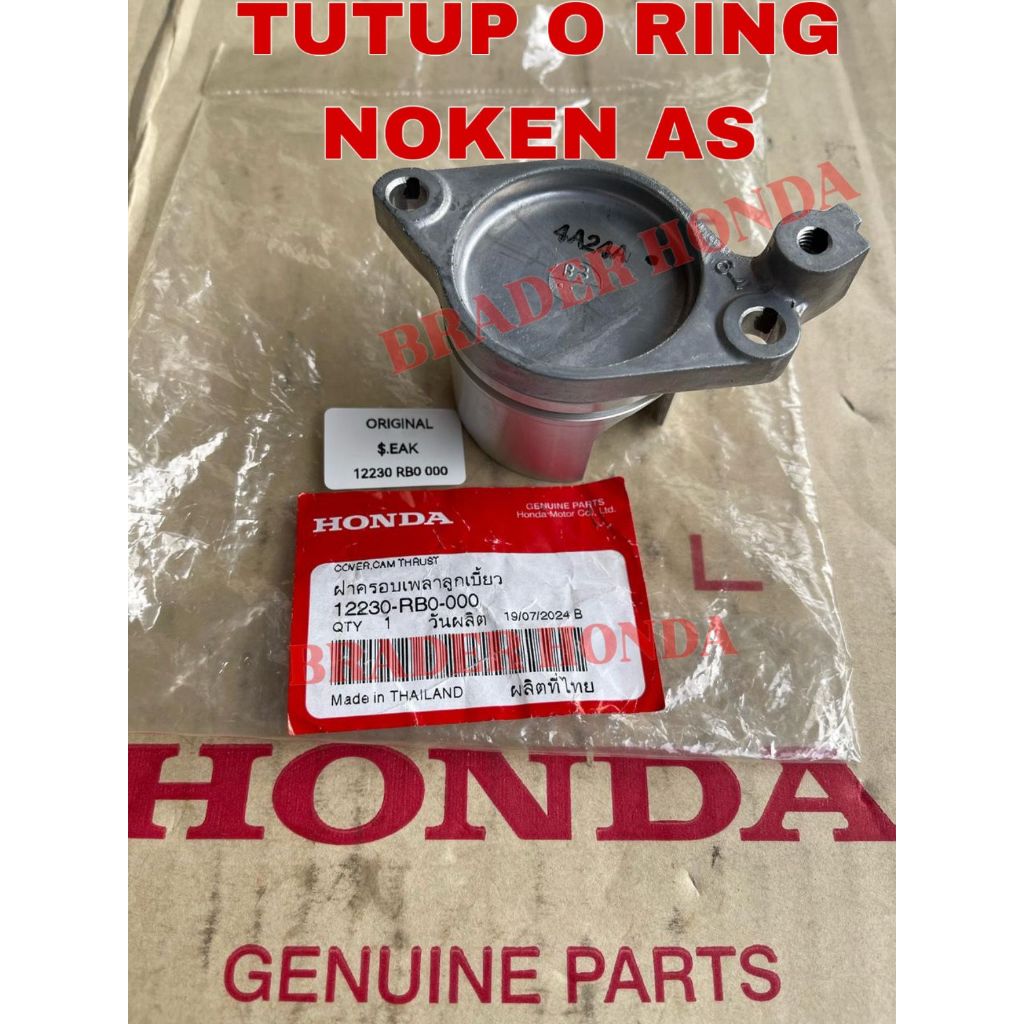 TUTUP COVER CAMSHAFT THRUST NOKEN AS JAZZ GE8 GK5 S RS CITY GM2 GM6 BRIO BRV SATYA MOBILIO FREED HRV