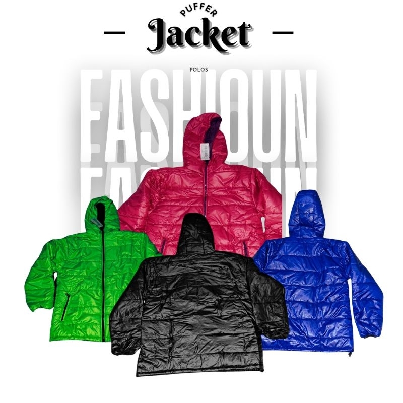 Jaket kembung polos dengan dacron 5 os