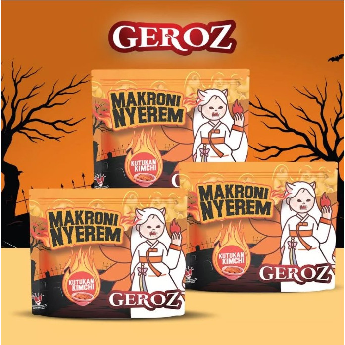 

JTTOP" GEROZ - MAKRONI NYEREM - VARIAN MANIS RASA KIMCHI ISI 3