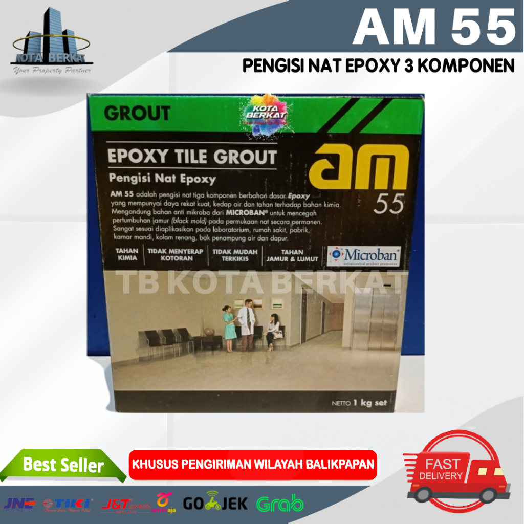 AM 55 TILE GROUT EPOXY / AM 55 PENGISI NAT KERAMIK