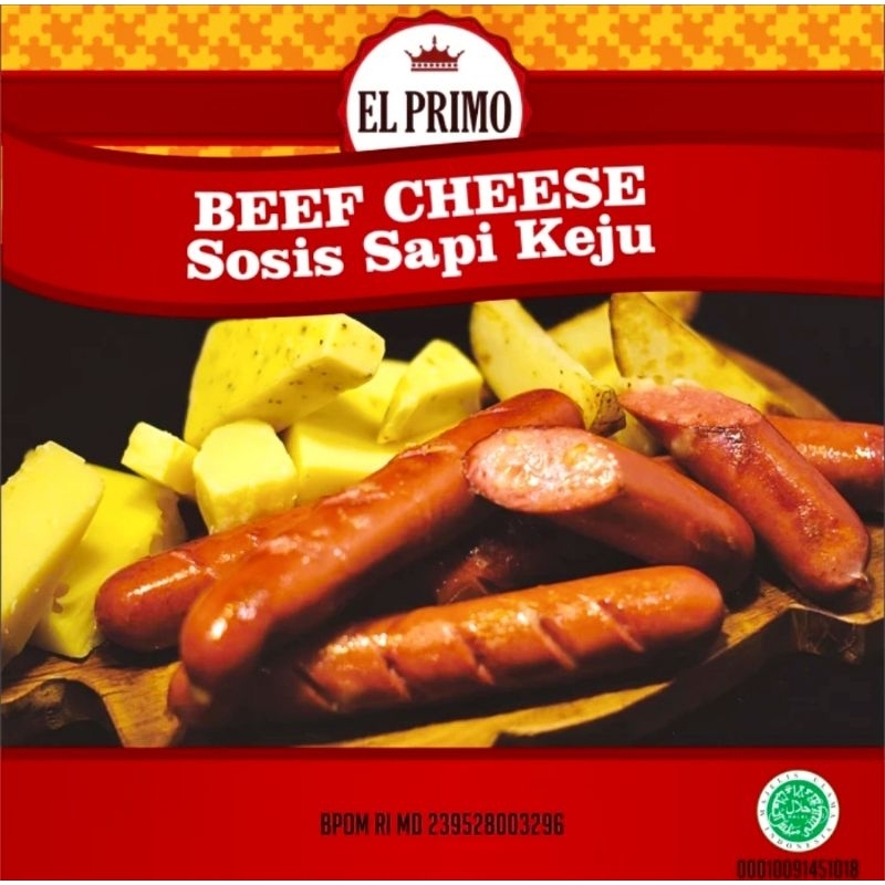 Sosis Beef Cheese El Primo | Sosis El Primo Beef Cheese