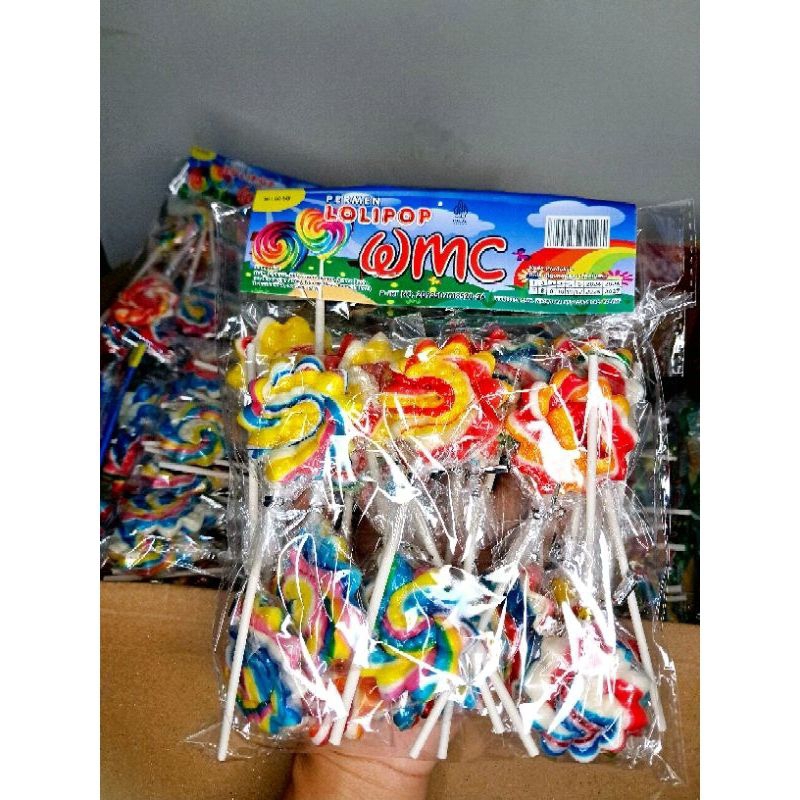 

PERMEN LOLIPOP UKUR 4,5cm karakter matahari