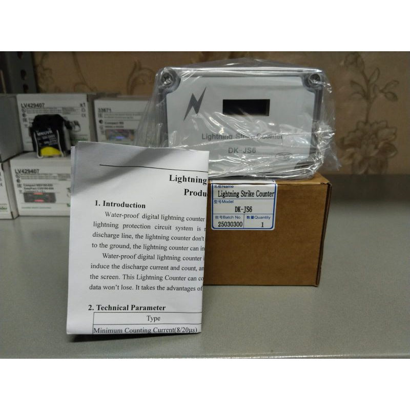 lightning strike counter DK-JS6/penghitung Sambaran petir