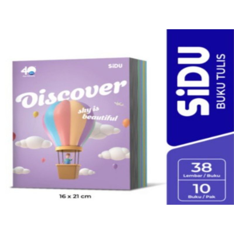 

(10PC) BUKU TULIS SIDU 38 LBR / BUKU SEKOLAH ANAK MURAH