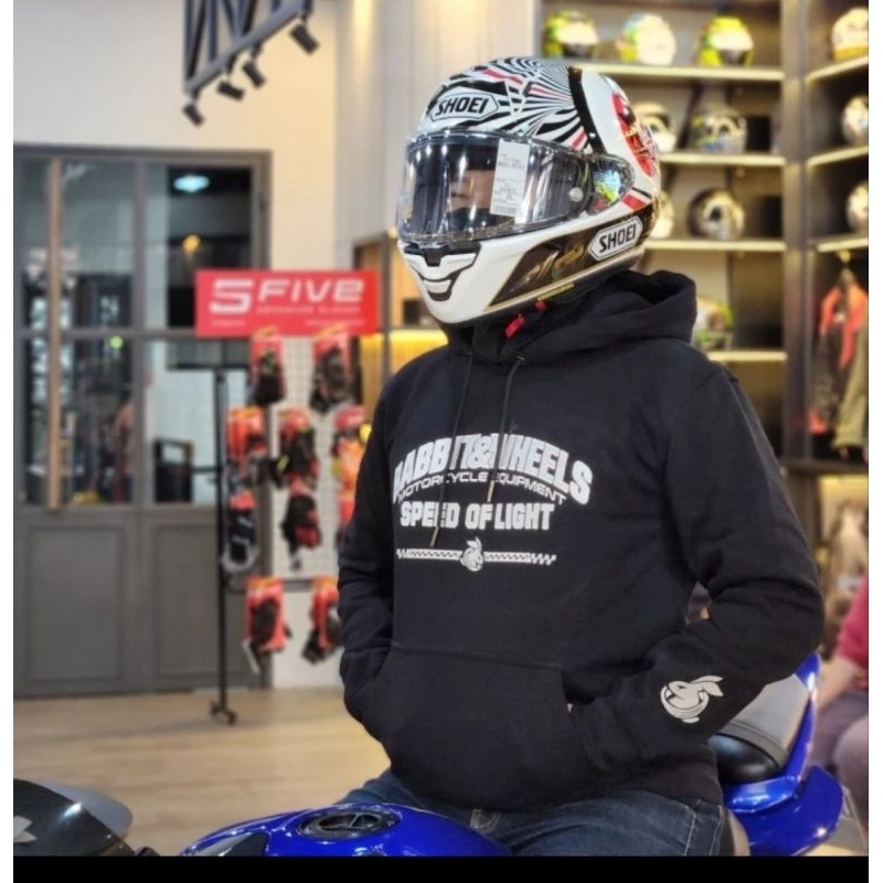 Rabbit And Wheels Equinox Hoodie White