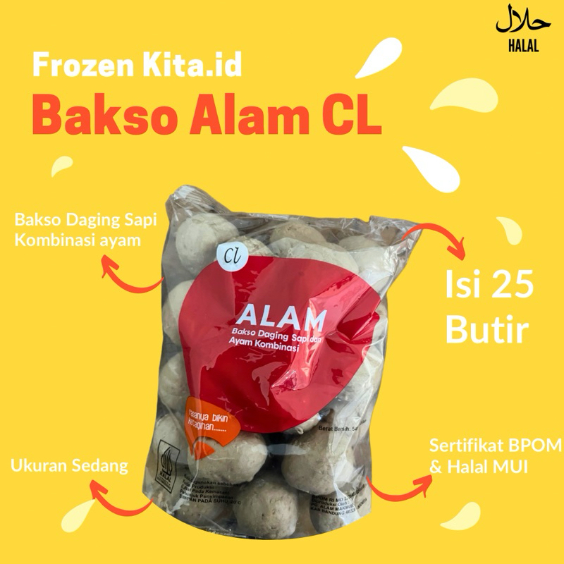 

BAKSO ALAM CL isi 25