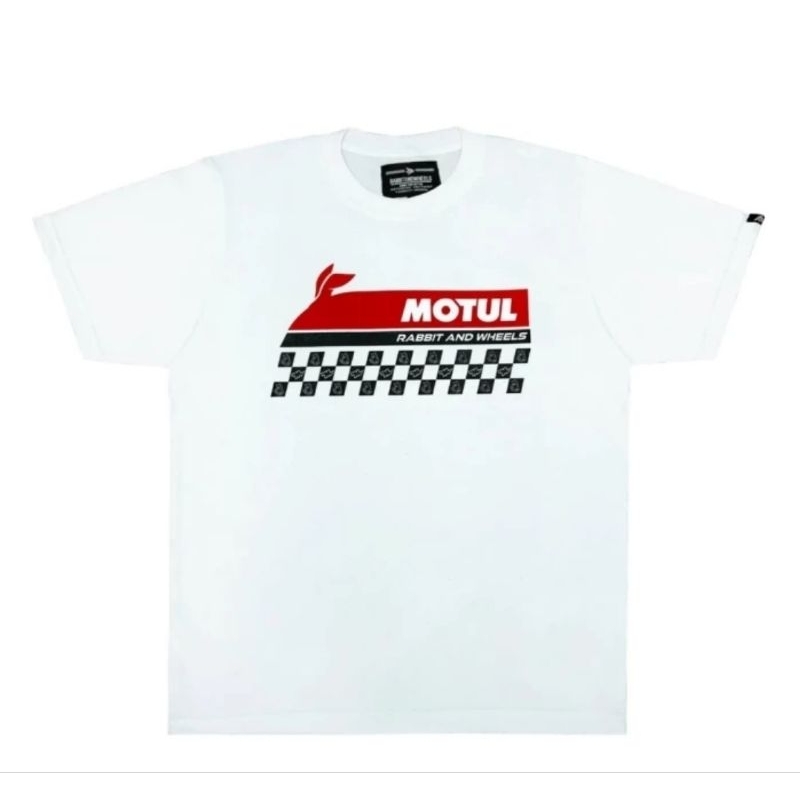 Rabbit And Wheels X Motul White Tshirt