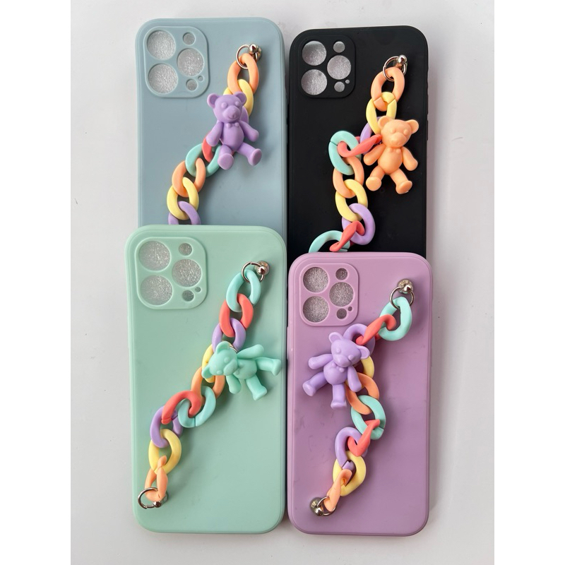 case candy gelang rantai 3d for iphone X,XR,11,11pro,12 pro,12pm SAMSUNG A02,A02S,A32 4G