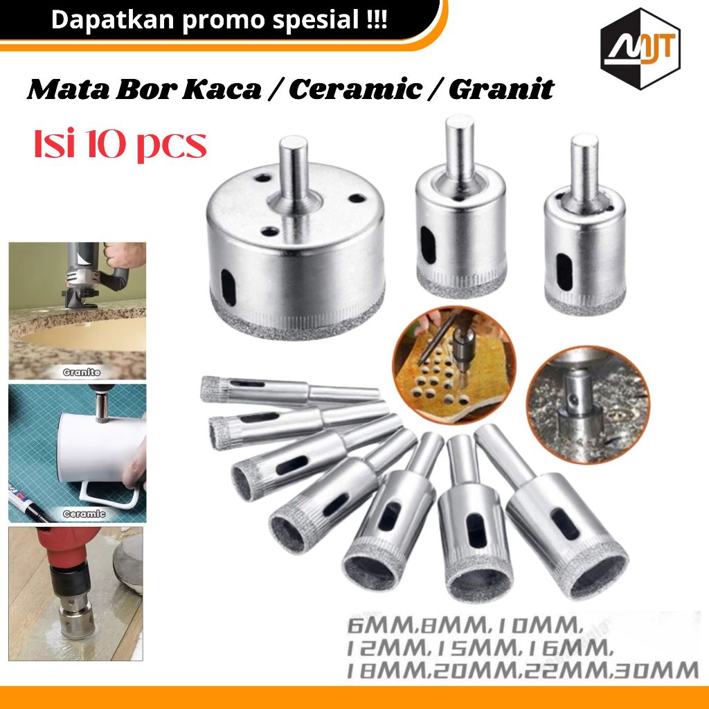 Mata Bor Kaca Keramik Granit Marmer Batu Porselen Diamond Hss Holesaw Pelubang/Mata Bor Keramik Dan 