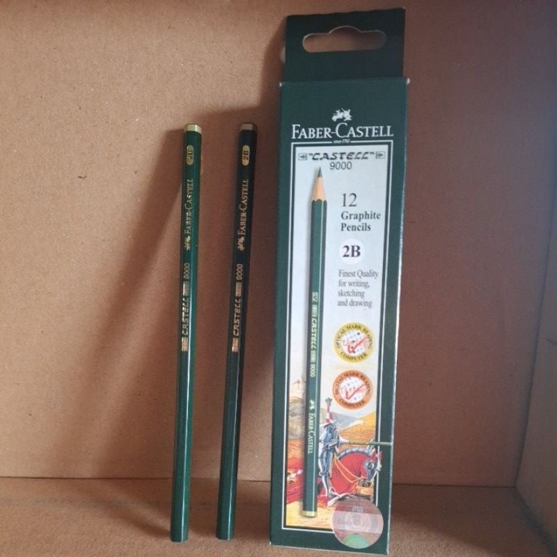 

pensil faber castell 2b castle 9000 (harga perpcs)