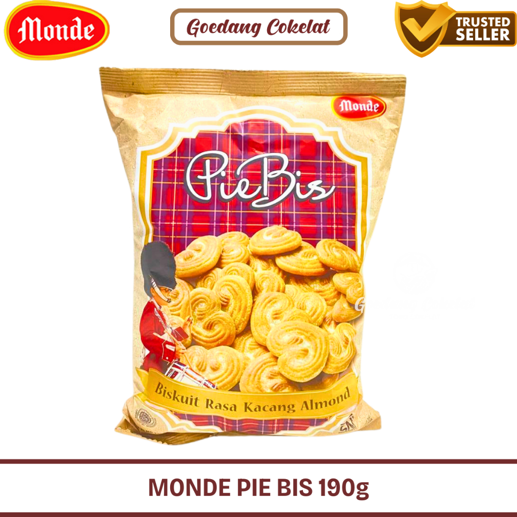 

Monde Pie Bis Biskuit Rasa Kacang Almond Kemasan 190gr